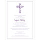 Floral Cross Baptism Invitations Image 3 of 3